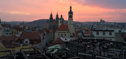 T-anker, le bar rooftop à Prague avec l'une des plus belles vue de Prague