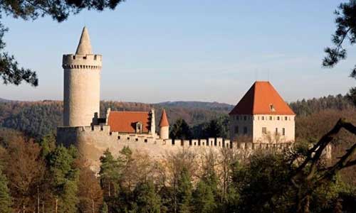 Le château de Kokorin en République Tchèque, proche de Prague