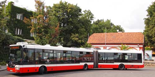 Transports à Prague : le bus