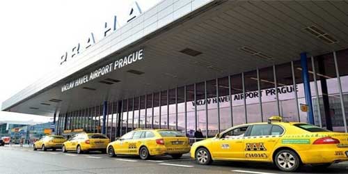 Taxi à l'aéroport de Prague