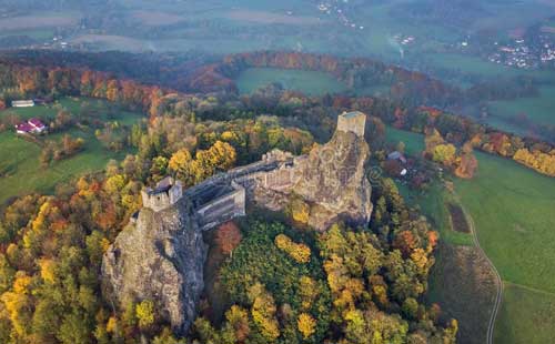 château de trosky, l'un des plus beaux chateaux en République Tchèque