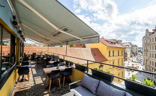 Balcony bar, l'un des meilleurs rooftops de Prague
