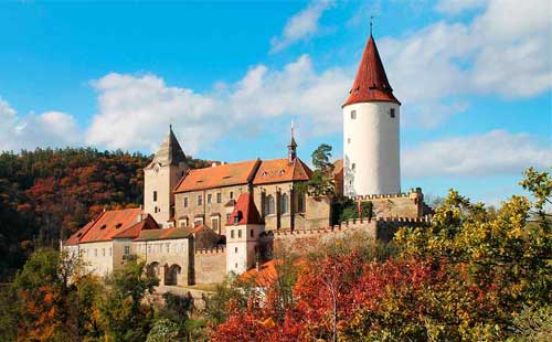 château de krivoklat, l'un des plus beaux chateaux en République Tchèque