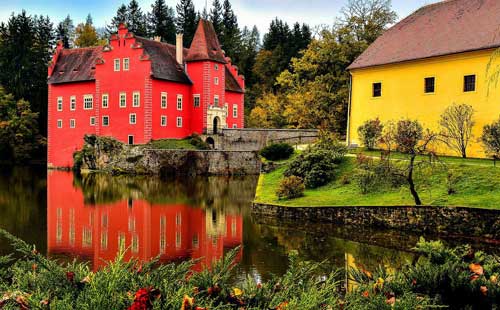 château de cervena lhota, l'un des plus beaux chateaux en République Tchèque
