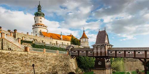 chateau de Nové Město nad Metují, l'un des plus beaux chateaux en République Tchèque
