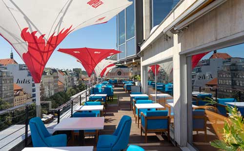 duplex, l'un des meilleurs rooftops de Prague