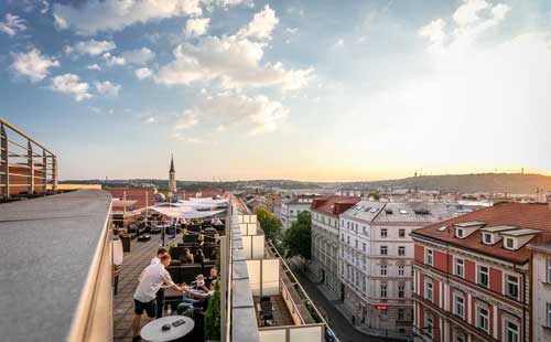 The Roof Bar at Novotel, l'un des meilleurs rooftops de Prague