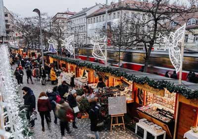 Les marchés de Noël à Prague en 2023 à Andel